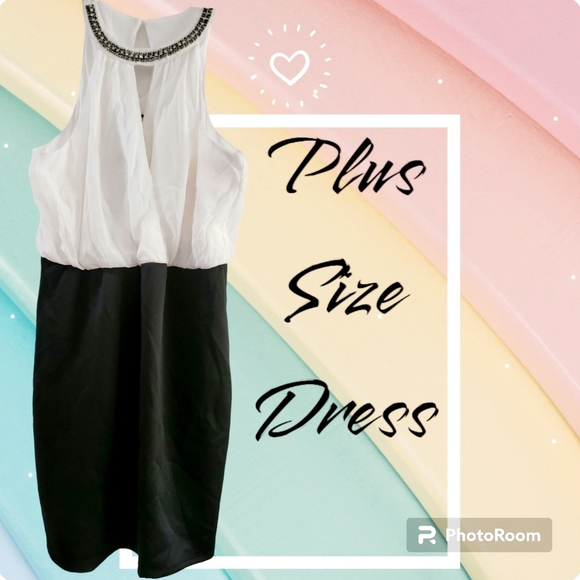 PLUS SIZE - DRESS - Picture 1 of 9